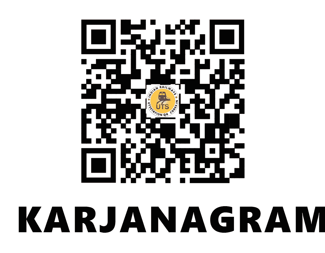 UTS QR Code for KARJANAGRAM - KJRM - ER (WEST BENGAL)